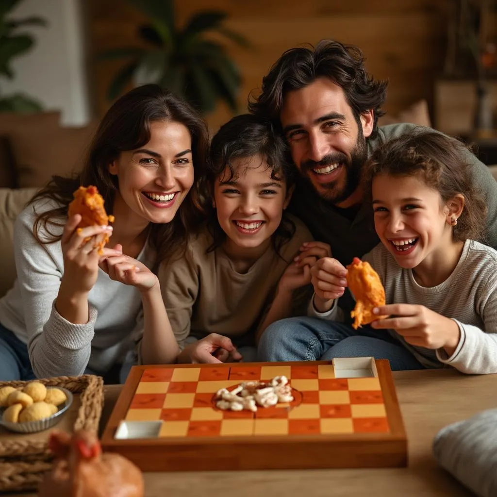 Família Silva com Chicken Road