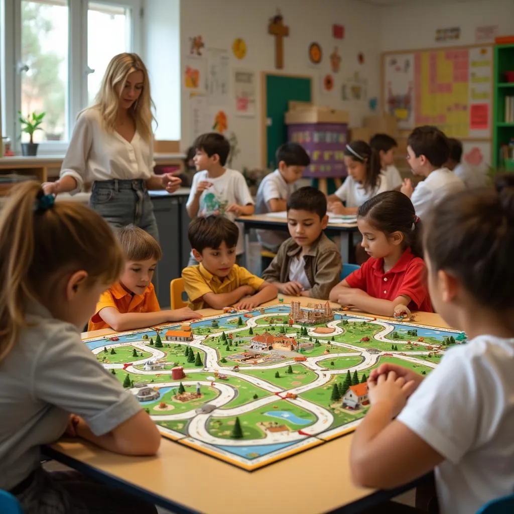 Escola Primária com Chicken Road